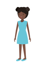 young woman avatar character