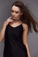 Naklejka premium Beauty portrait of female
