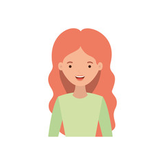 young woman avatar character