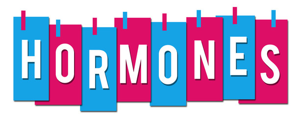 Hormones Pink Blue Stuck Stripes 