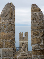 Dovetails and loopholes at a fortress in Piran