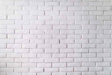 old white brick wall texture as background