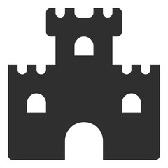 Button icon isolated on withe