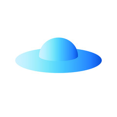 UFO icon vector