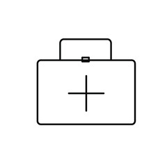 bag simple line icon