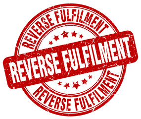 reverse fulfilment red grunge stamp