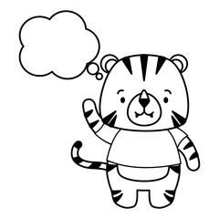 Fototapeta premium cute animal cartoon