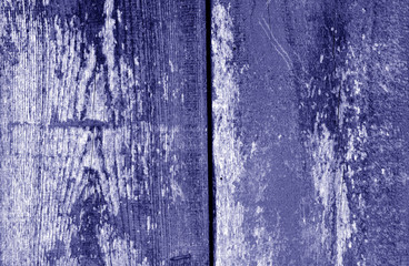 Old grungy wooden planks background in blue tone.