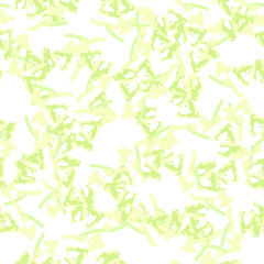 Spring camouflage of various shades of green, white and yellow colors