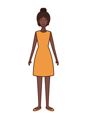 young woman avatar character
