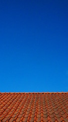 red roof and sky