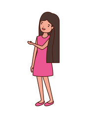 young woman avatar character