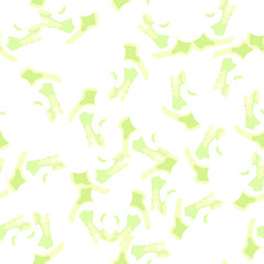 Spring camouflage of various shades of green, white and yellow colors