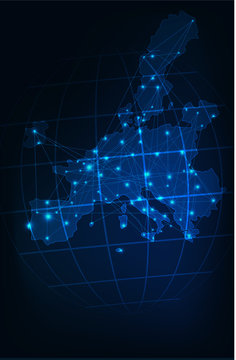 carte europe connect&eacute;