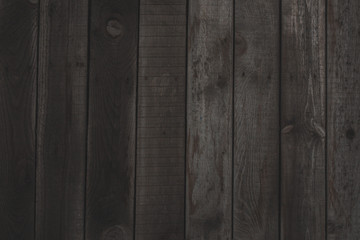 Vintage wooden dark blue horizontal boards. Front view. Background for design.