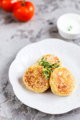 Homemade potato zrazy