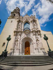 Exterior view of St. Vincent de Paul Roman Catholic Church