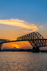 Diamond Fuji Tokyo Gate Bridge