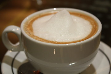 biała kawa