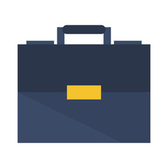Business briefcase symbol isolated