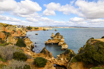 Algarve Küste in Portugal Lagos, Faro, Albufeira