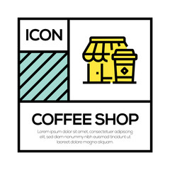 COFFEE SHOP ICON CONCEPT