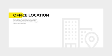 OFFICE LOCATION BANNER CONCEPT