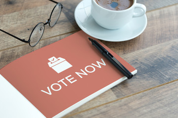 VOTE NOW CONCEPT
