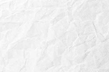 Fototapeta premium White crumpled paper texture