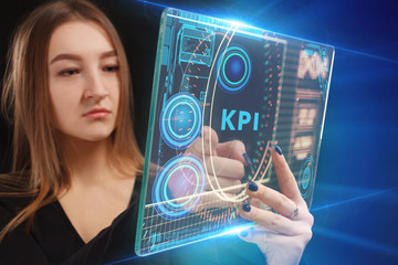 The concept of business, technology, the Internet and the network. A young entrepreneur working on...
