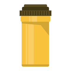 medicine drugs bottle isolated