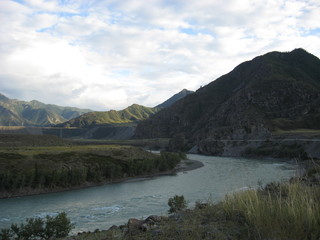 the Katun river