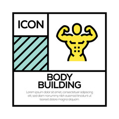 BODY BUILDING ICON CONCEPT