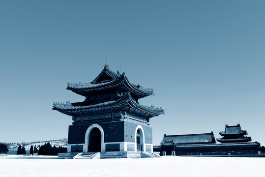 Qing dynasty royal mausoleum, zunhua in China
