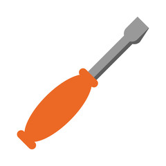 screwdriver tool symbol isolated