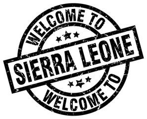 welcome to Sierra Leone black stamp