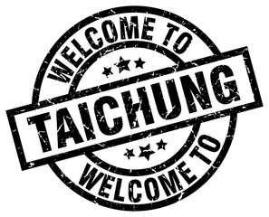 welcome to Taichung black stamp