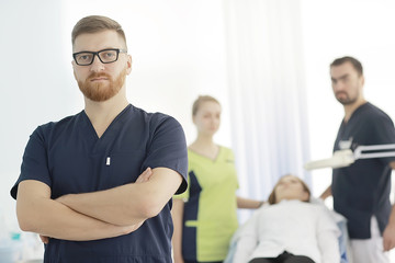 Obraz premium medical education / concept modern medical education, education in the field of treatment and medicine, doctor on education