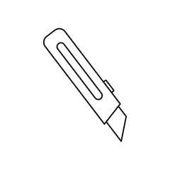Cutter Icon, Vector in Outline Style