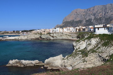 Fototapeta na wymiar are e costa della Sicilia