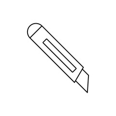 Cutter Icon, Vector in Outline Style
