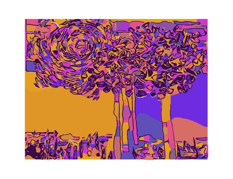  Purple forest 
