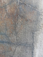 cracks of the old walls of the house