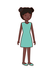 young woman avatar character