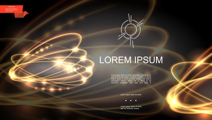 Shiny Glowing Effects Concept