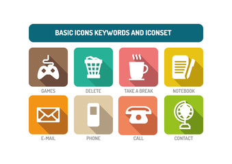 Basic Icons Concept