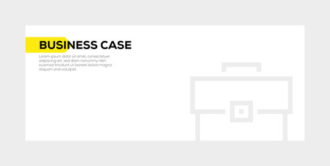 BUSINESS CASE BANNER CONCEPT