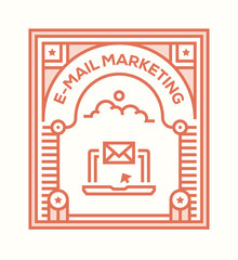 E-MAIL MARKETING ICON CONCEPT