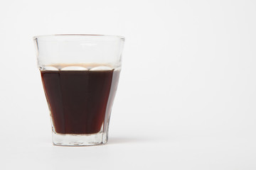 Fototapeta na wymiar Glass with coffee