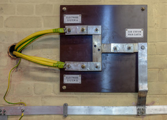 Layout of a Substation earthing system